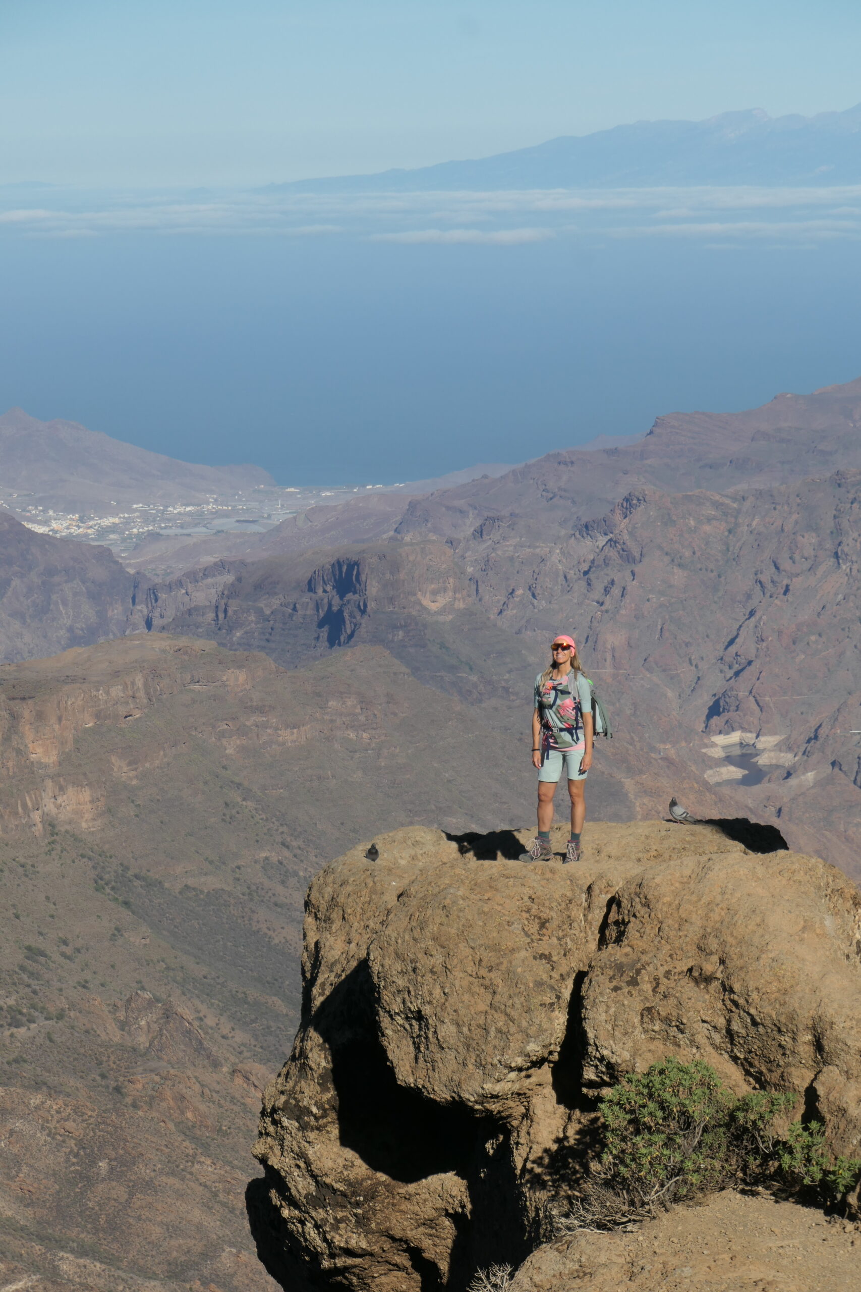 In lontananza l'isola di tenerife