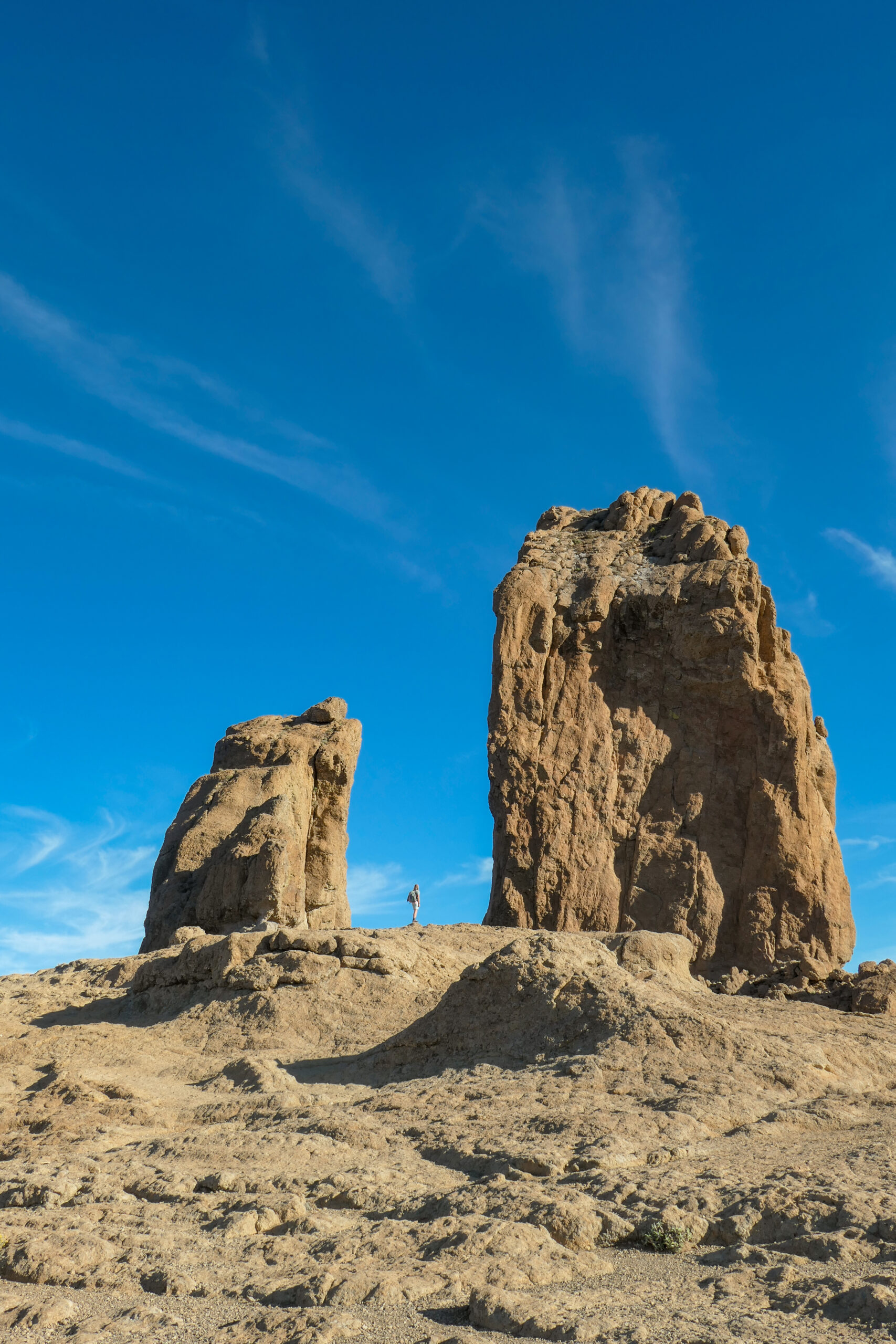 Roque Nublo io in mezzo