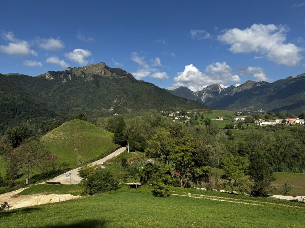 Vista sul Monte Telegrafo e le Piccole Dolomiti