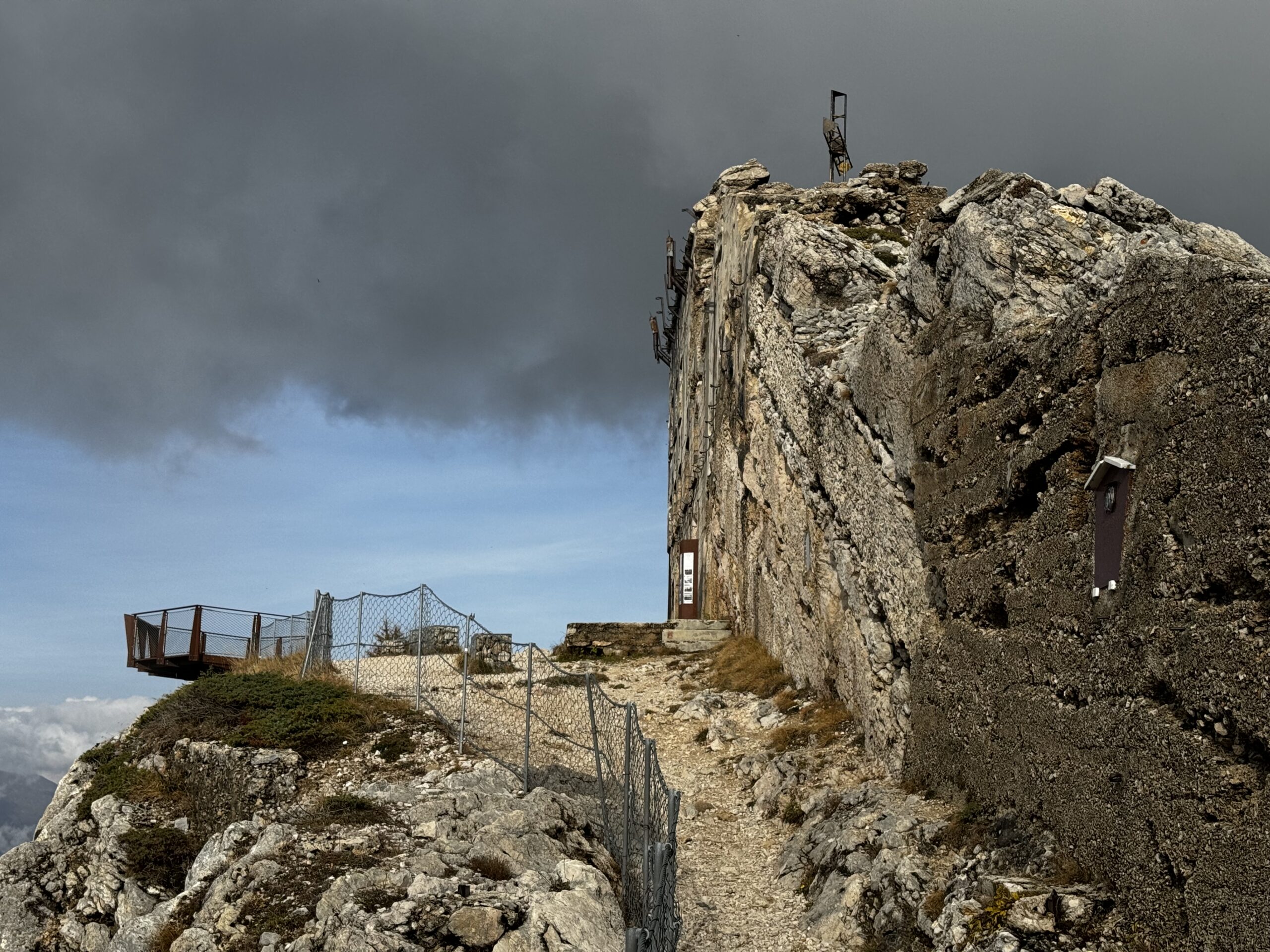 Il forte con la terrazza panoramica