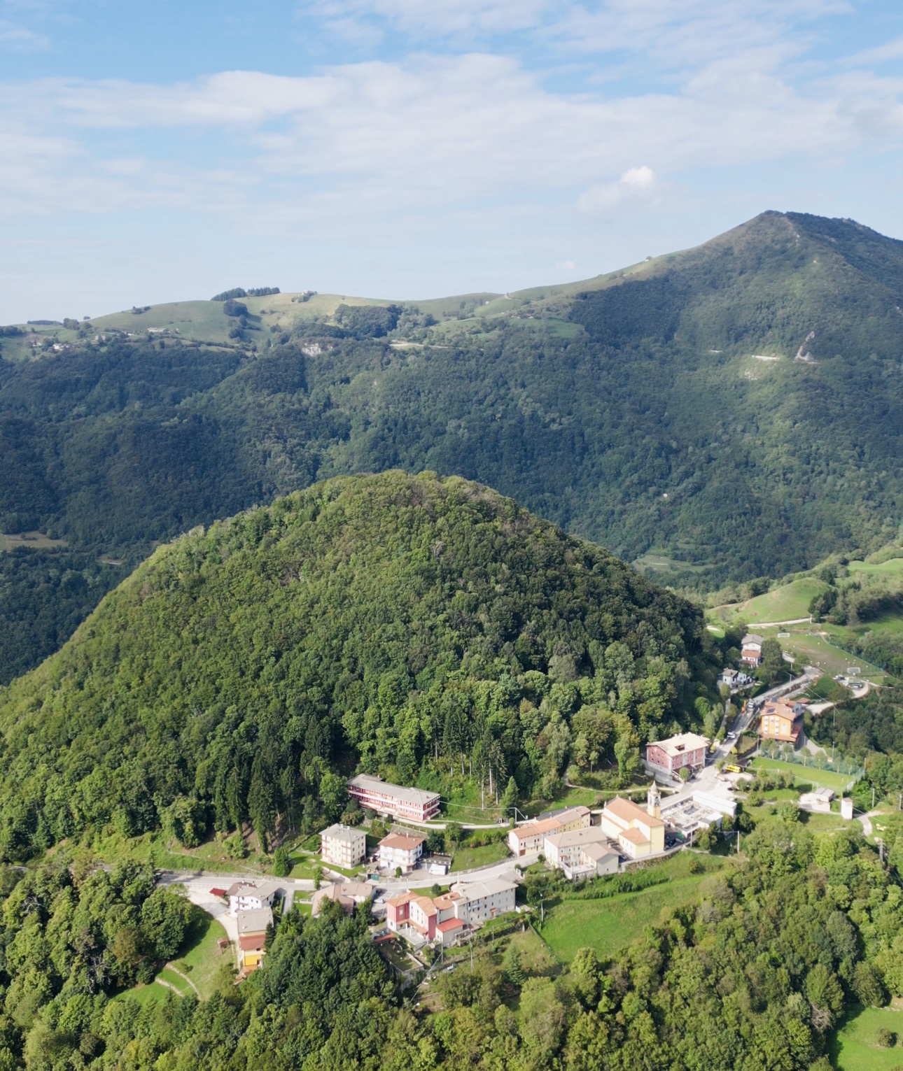 Monte Purga e abitato di Durlo