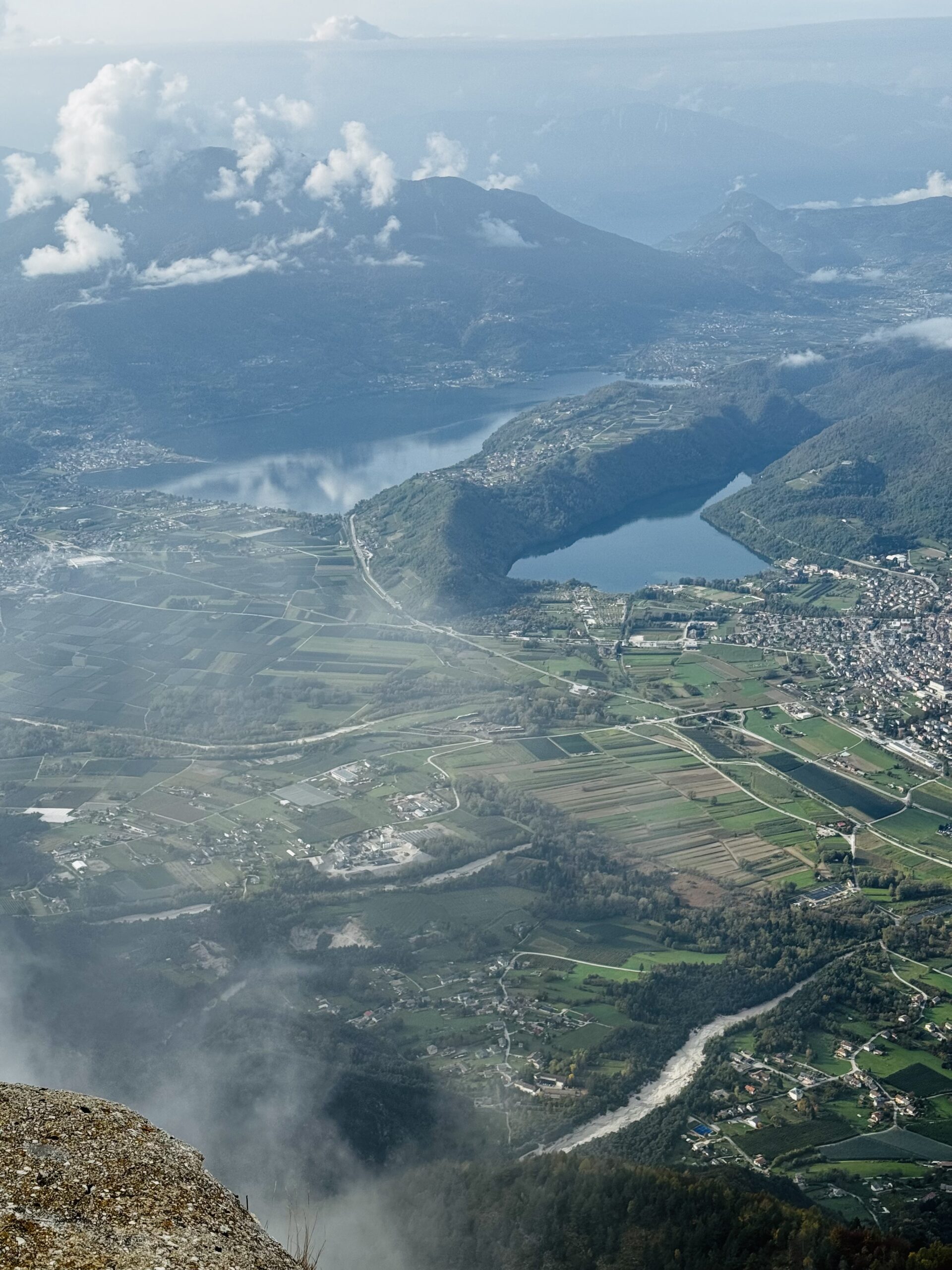 Vista sui laghi di Levico e Caldonazzo